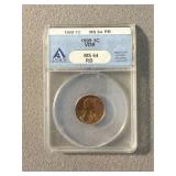 MS 64 RB 1909 VDB Lincoln Cent