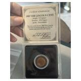 Uncirculated 1909 VDB Lincoln Cent