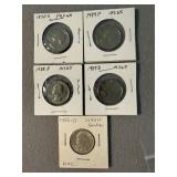 5 UNC Washington Quarters