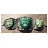 Vintage Mid-Century Taxco Mask Bracelet
