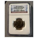 BU 2007 D Presidential Dollar Coin