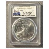 MS69 2016 American Silver Eagle Coin