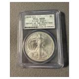 MS69 2014-S American Silver Eagle