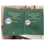 2 Kennedy Half Dollar Collector Books & Coins