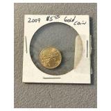 2009 $5 American Gold Eagle Coin