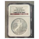 2006 GEM UNC American Silver Eagle