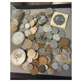 Large Lot of Misc Foreign Coins