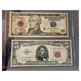 $10 & $5 US Notes