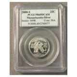 2000-S PR69DCAM Silver Quarter