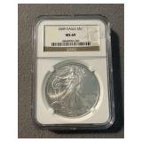 MS 69 2009 ASE $1 Dollar Coin