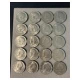 20 1970's Kennedy Halves