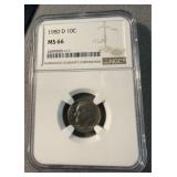 MS66 1980 D Dime