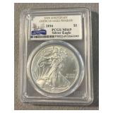 MS69 2016 American Silver Eagle Coin