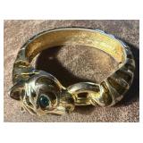 Vintage Tiger Head Bangle Bracelet
