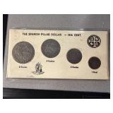 4 18th Century Spanish Coins
