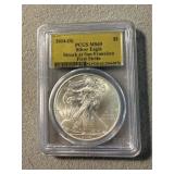 MS69 2014-S American Silver Eagle