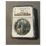 MS 69 1987 ASE $1 Silver Coin