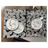 2 Collector Coin Books & Coins
