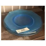 4 Stretch Glass Plates