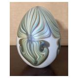 Vandermark Studio Art Glass Egg
