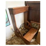 Vintage Neoclassical Wood Prayer Desk