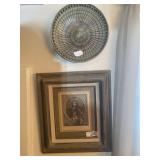 Framed Art & Decorative Bowl