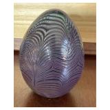 Vandermark Studio Art Glass Egg