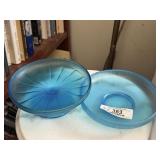 2 Stretch Glass bowls,