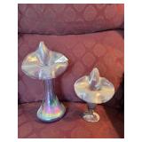 2 Jack In The Pulpit Vases