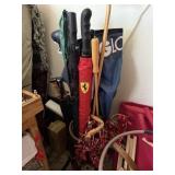 Wingback Chair, Coat, Umbrella & More