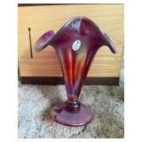 Fenton Art Glass Stretch Vase