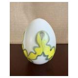 Vandermark Studio Art Glass Egg