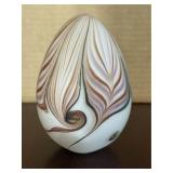 Vandermark Studio Art Glass Egg