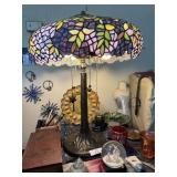 Contemporary Leaded Glass Table Lamp