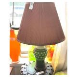 Pair of Chinese Peking Glass Table Lamps