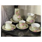 Lefton Hand Painted Tea Set