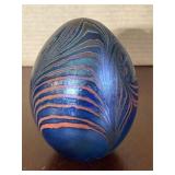 Vandermark Studio Art Glass Egg