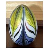 Vandermark Studio Art Glass Egg