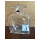 Clear Blenko Handcraft Water Pitcher