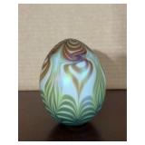 Vandermark / Vandermark Style Art Glass Egg