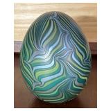Vandermark Studio Art Glass Egg