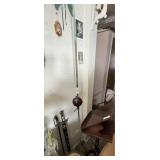 Copper Lightning Rod & Ruby Red Globe