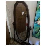 Oval Cheval Mirror