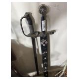 2 Swords Incl an 1849 Light Calvary