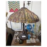 Contemporary Leaded Glass Table Lamp