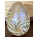 Vandermark Studio Art Glass Egg