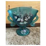 Artist Signed Fenton Vase