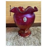 Fenton Stretch Glass Vase