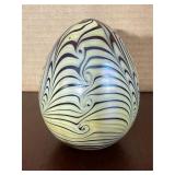 Vandermark Studio Art Glass Egg