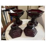 4 Cape Cod Ruby Red Glass